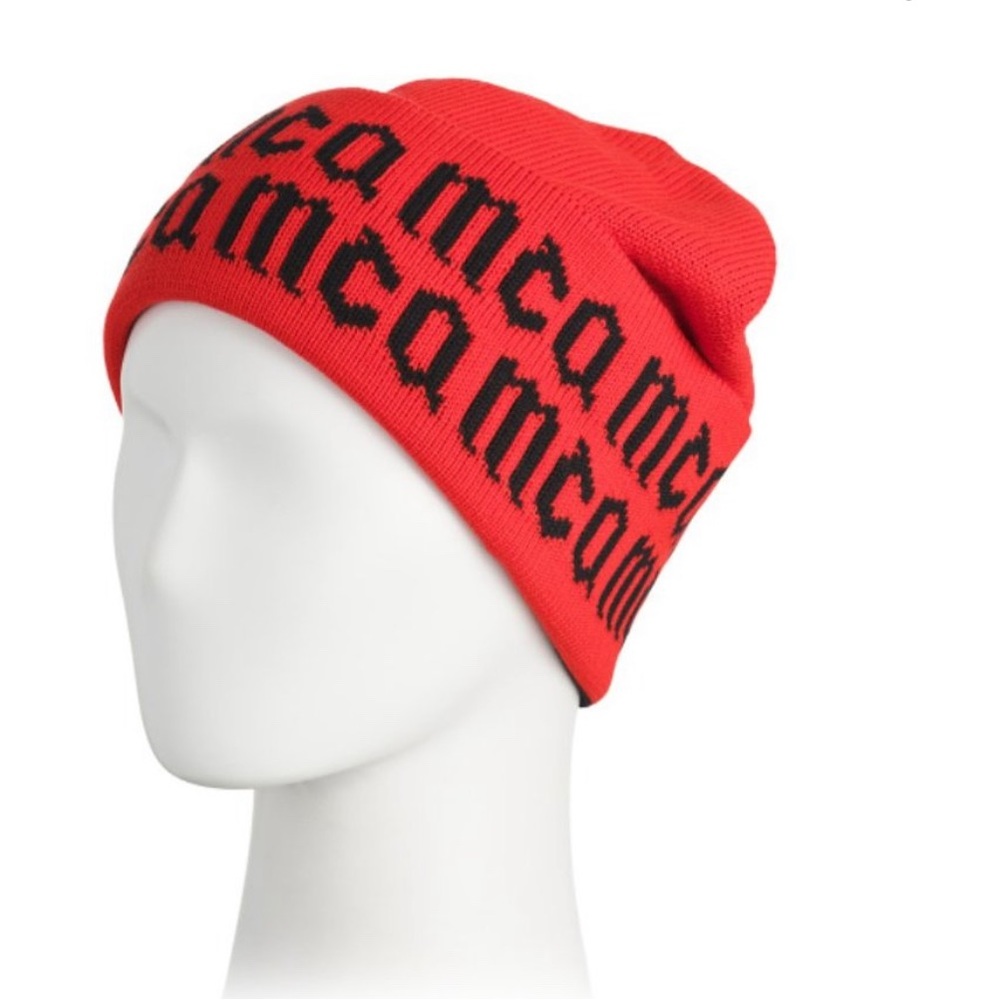 McQ Alexander McQueen Gothic Logo Beanie